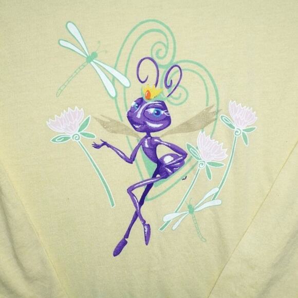 Y2K Disney A Bug's Life Princess Atta Ombre Tee –  Cartoon Shirt, Size L - Picture 2 of 4